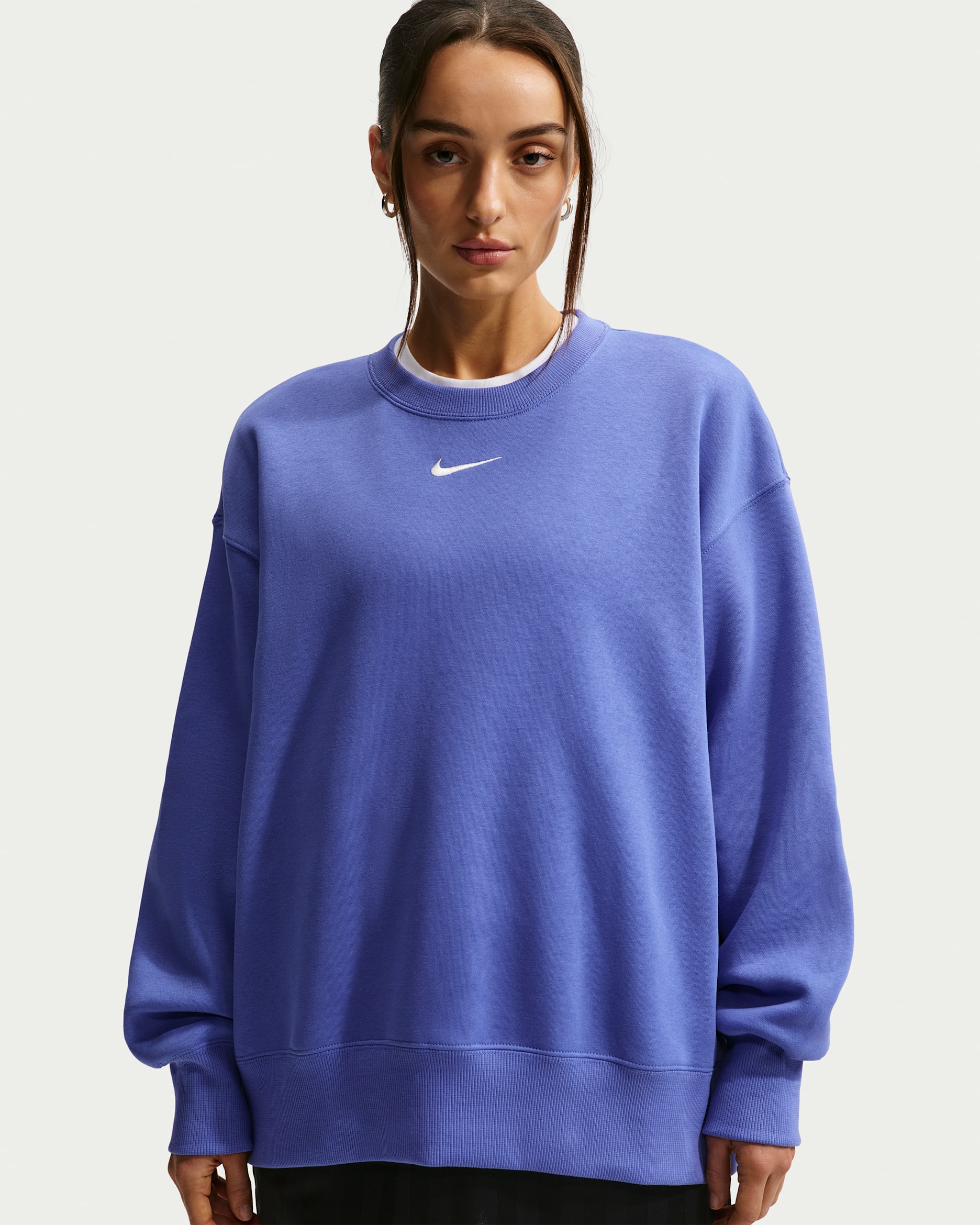 ブル Nike Sportswear Phoenix Fleece Women's Oversized Crew-Neck